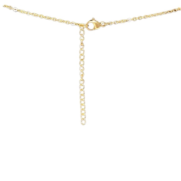 Stainless Steel Gold Tone Heart Necklace (NWOT) - Picture 5 of 5